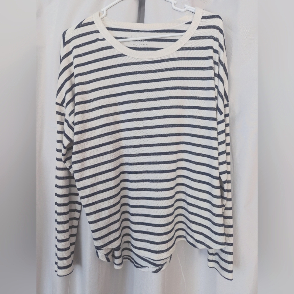 Long sleeve, striped woman shirt